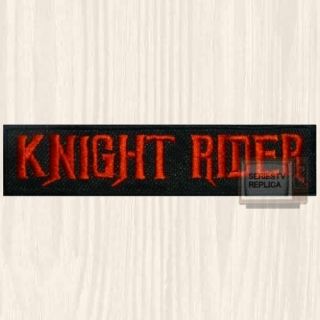 Knight Rider Logo Patch Tv Series Kitt Michael Car Industries Embroidered