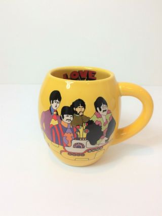 The Beatles All You Need Is Love Yellow Submarine Coffee Mug Cup 2012