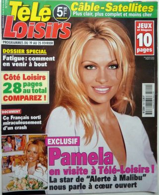 Pamela Anderson = 5 Pages 2000 French Clipping (