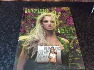 Britney Spears The Onyx Hotel Tour Programme And Ticket Stub Manchester Men