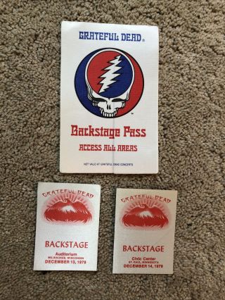 180 Grateful Dead - Vintage Backstage Passes - This Is Rare Stuff Here