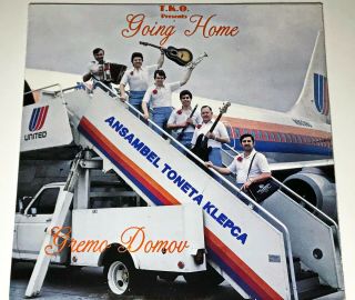 Tony Klepec Slovenian Polka Lp Record " Going Home " Fantastic Button Box