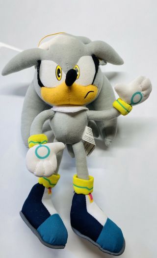 Sonic The Hedgehog 13 " Plush Doll,  Silver Great Eastern Ge - 8960