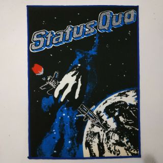 Vintage Status Quo 80s Back Patch