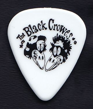 Black Crowes White Guitar Pick - 1990 Shake Your Money Maker Tour