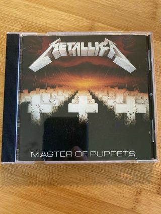 Cd Metallica Master Of Puppets Music For Nations Cdmfn 60 Rare Oop Version