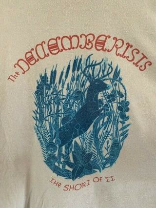 The Decemberists The Short Of It Tour Shirt 2007 Size Xl.