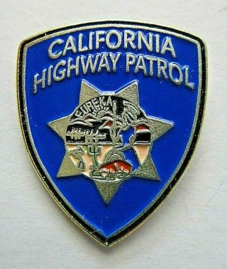 Chips Tv Series " California Highway Patrol " Police Enamel Lapel Pin -
