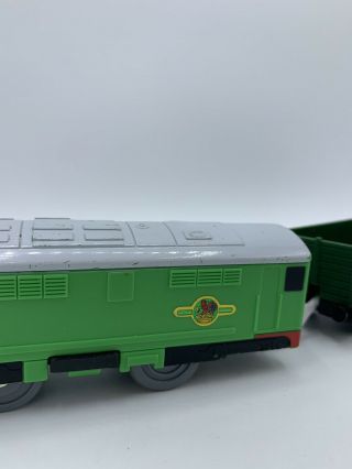 Thomas & Friends Trackmaster Motorized Train Engine Boco W/ Green Cargo Car 3