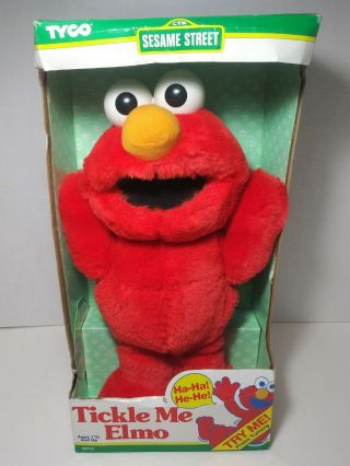 Vintage 1996 Tyco Sesame Street Tickle Me Elmo/tested And Great
