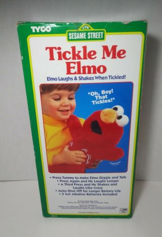 Vintage 1996 Tyco Sesame Street Tickle Me Elmo/Tested and Great 3