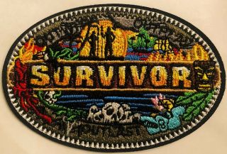 Survivor Logo Embroidered Patch Cbs Tv Show 32 Seasons In 1 Logo Game Iron On