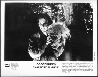 Horror Goosebumps Haunted Mask Ii John White 1996 Tv Promo Photo