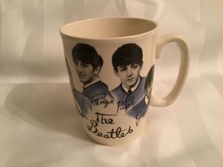 Vintage 1960’s The Beatles Mug Made In England