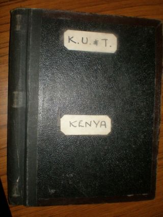 M450 Kut Kenya Album Accumulation Hinged On Approx 140leaves Photos Show Some