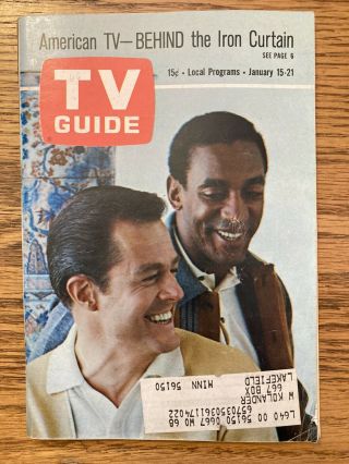 Minnesota State 1966 Tv Guide - Culp & Cosby Of " I Spy " - Tv Cartoon Voices