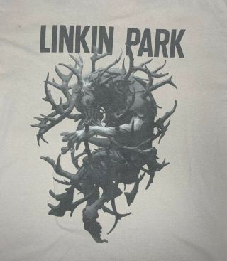 2014 Linkin Park " Carnivores " Concert Tour (med) T - Shirt Chester Bennington