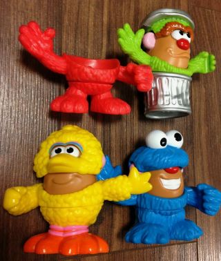 Playskool Friends Mr.  Potato Head Sesame Street Mini Spuds Very Rare 2