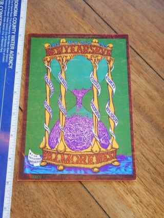 1968 Cold Blood Years Eve Fillmore Concert Postcard Bg153,  Lee Conklin