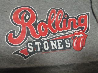 Vintage Rolling Stones Concert T - Shirt " Admit One " 100 Cotton M Med Unworn