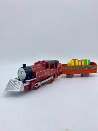 Custom Painted Arthur Trackmaster Thomas & Friends Snow Clearing Plow Presents