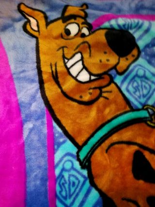 Cartoon Network Scooby Doo Plush Blanket/Throw 50 x 58 Plush 2
