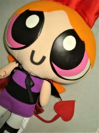 Cartoon Network Power Puff Girls Blossom Plush Stuffie Devil Doll 2000 14 "