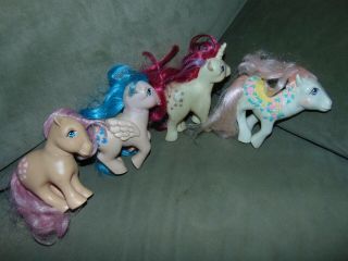 Vintage My Little Pony - Peachy - Sprinkles - Flower Bouquet - Moondancer