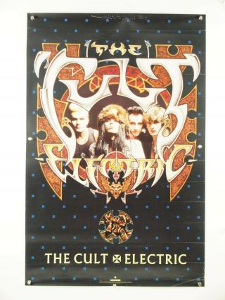 1987 The Cult / Electric Beggars Banquet Promo Rock Album Poster 23x35 "