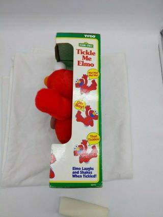 Tyco Sesame Street Tickle Me Elmo Doll Box Vintage 1996 2