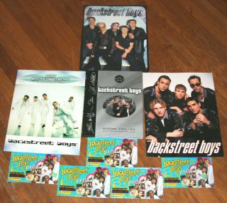 Backstreet Boys Books The Official Book 2000,  Millennium Tour,  & 30 Photocards