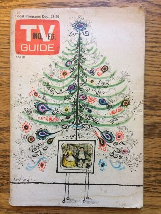 Missouri 1972 Tv Guide Christmas Dec 23 - 29