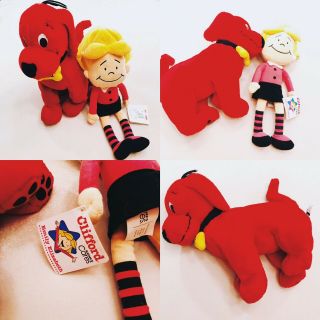 Kohls Cares Clifford The Big Red Dog Set Stuffed Plush Emily Elizabeth Large
