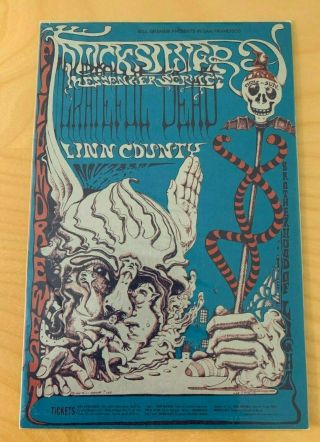 Grateful Dead,  Quicksilver Fillmore Concert Postcard - B Bg144,  Lee Conklin (1968)