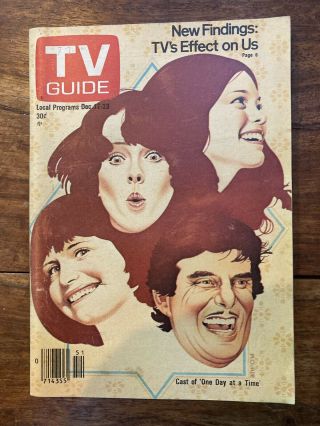 Ny Metro 1977 Tv Guide - Harrington - One Day At A Time - We’ve Got Each Other