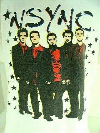 Nsync 2001 Popodyssey Concert Tour T - Shirt 2 Sided Xl