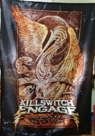 Killswitch Engage Incarnate - Special Edition Flag Cloth Poster Wall Tapestry Cd