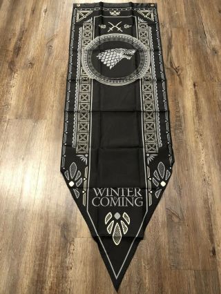Game Of Thrones Winter Is Coming Banner Flag House Of Stark