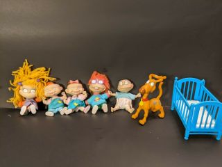 Vintage Mattel Nickelodeon Rugrats Collectible Figures 1997 Complete Set Rare