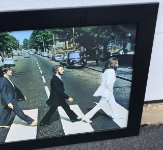The Beatles Abbey Road Album Wall Art Decor Framed Print | 24x36 3