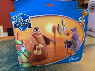 Disney Heroes Robin Hood Castles Friar Tuck & Trgger Figure 2 - Pack Famosa
