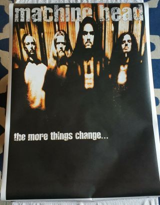 Vintage 1997 Machine Head - The More Things Change - Maxi Poster - 90 X 64cm