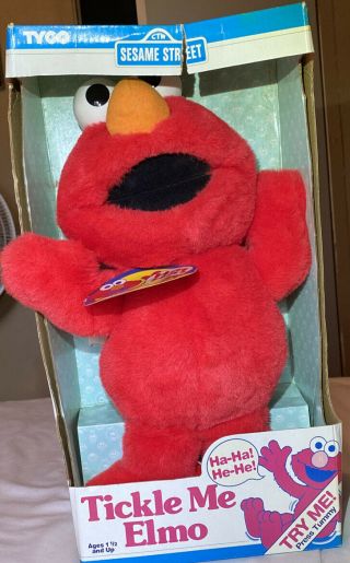 1996 Tyco Sesame Street Tickle Me Elmo Doll Doll Is Damage 2