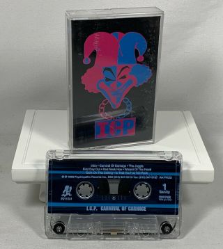 Vintage Insane Clown Posse Carnival Of Carnage Cassette Tape 1993 Icp A1