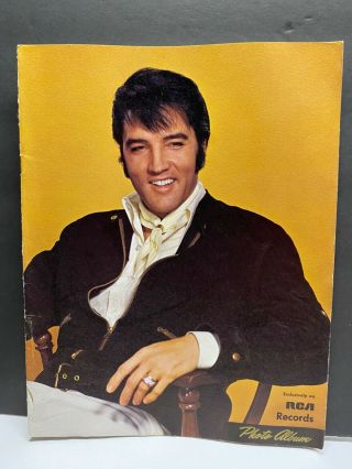 Elvis Presley 1970 Rca Tour Photo Album Concert Program Shape 20pages