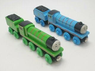 Thomas And Friends Wooden Train Gordon & Henry With Tenders 2003