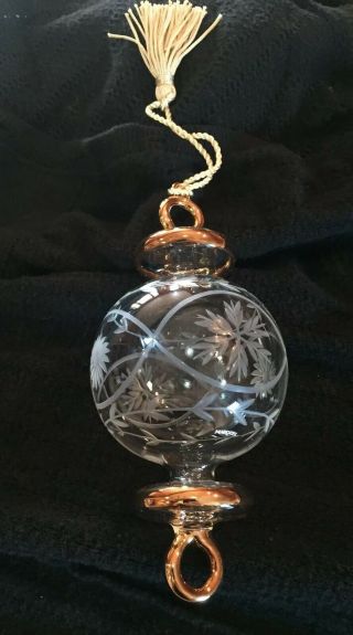 Marquis By Waterford Crystal Winter Celebrations Christmas Ornament No Box