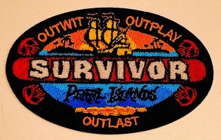 Survivor Pearl Islands Embroidered Patch Cbs Tv Show Season 7 Iron On Castaway