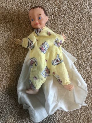 Vintage " I Love Lucy " Baby Ricky,  Jr.  W/ Blanket Doll Puppet