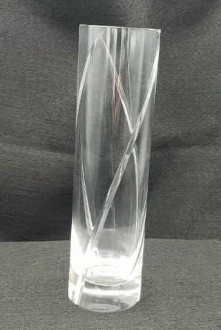 Tiffany & Co.  Crystal Bud Vase 8”